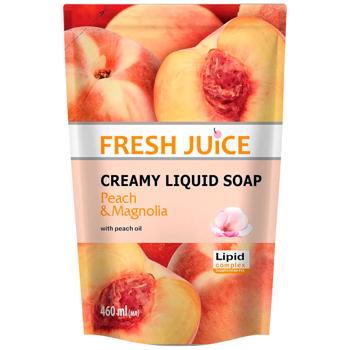 Fresh Juice Peach and Magnolia Liquid Soap 460ml - buy, prices for Za Raz - photo 1