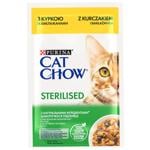 Cat Chow Wet Food with Chicken and Eggplant for Sterilized Cats 85g