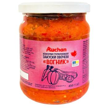 appetizer auchan vognyk vegetable canned 450g Ukraine