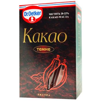 Какао-порошок Dr.Oetker темний 100г - купити, ціни на METRO - фото 1