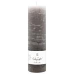 Candy Light Light Gray Cylinder Candle 6x20cm