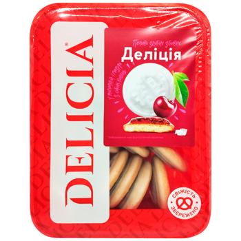 Delicia Cookies with Cherry Flavor in Milk Glaze 300g - buy, prices for - photo 2