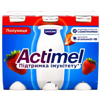 Продукт кисломолочний Actimel Полуниця 1,4% 100г - купити, ціни на NOVUS - фото 4