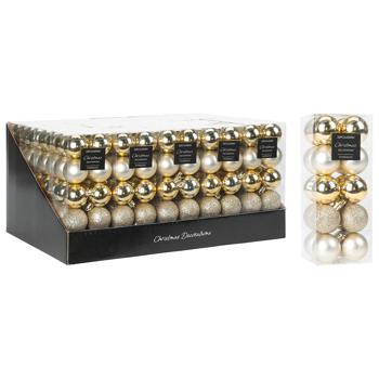 Starlight Christmas Balls Set 4cm 20pcs - buy, prices for - photo 1