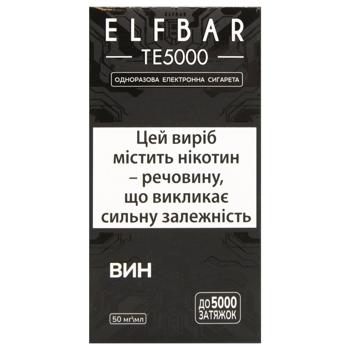 Сигарета Elf Bar електронна 5000 13.5мл 5% Вин М - купити, ціни на ULTRAMARKET - фото 2