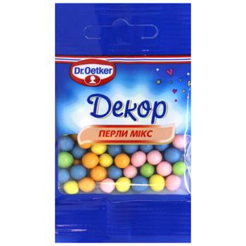 Посыпка кондитерская Dr.Oetker Жемчуг микс 10г - купить, цены на Идеал - фото 1