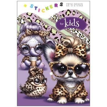 Раскраска на скобе с наклейками в ассортименте - купить, цены на ЕКО Маркет - фото 4