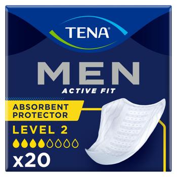 Tena Active Fit Level 2 Urological Pads for Men 20pcs