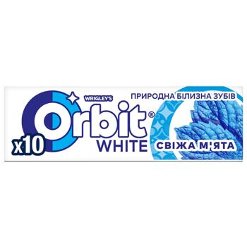 Жевательная резинка Orbit White Свежая мята 14г - купить, цены на КОСМОС - фото 1