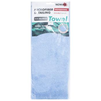 Nowax For Detaling Double-Sided Blue Microfiber Cloth 40x40cm - buy, prices for COSMOS - photo 1