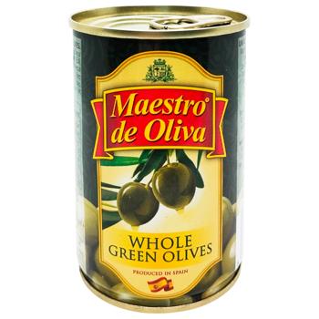 Maestro de Oliva Olives with Pits 280g - buy, prices for MegaMarket - photo 1