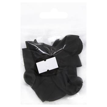Metallic Black Balloons 11cm 5pcs