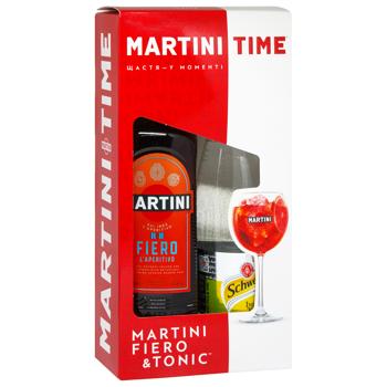 Набір Вермут Мартіні Fiero 0,75 л + Тонік 14,9% - купити, ціни на КОСМОС - фото 2