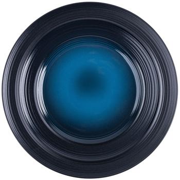 Krauff Lucerne Black&Blue Dessert Plate 21.4cm - buy, prices for Za Raz - photo 1
