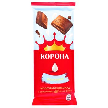 Шоколад молочный Корона 85г - купить, цены на КОСМОС - фото 1