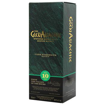 Віскі GlenAllachie Cask Strength 10yo 58,6% 0,7л - купити, ціни на - фото 2
