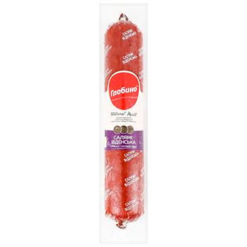 Globino Salami Vienna Semi-smoked Sausage High Grade 460g - buy, prices for - photo 1