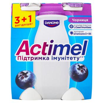 Actimel Blueberry Fermented Milk Product 1.4% 100g х 4pcs - buy, prices for Auchan - photo 2