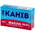 Масло Канів Екстра солодковершкове 82,5% 180г