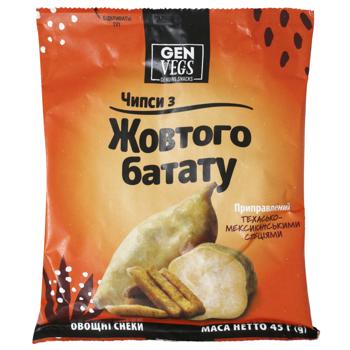 Чіпси з батату Техасько-Мексіканьски (Наш імпорт) 45 г - купити, ціни на КОСМОС - фото 1