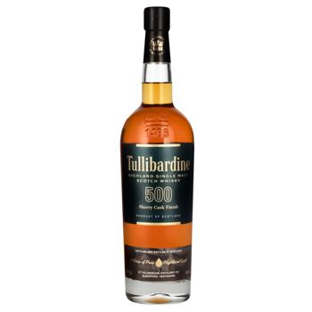 Виски Tullibardine Sherry Cask Finish 500 43% 0,7л - купить, цены на WINETIME - фото 1