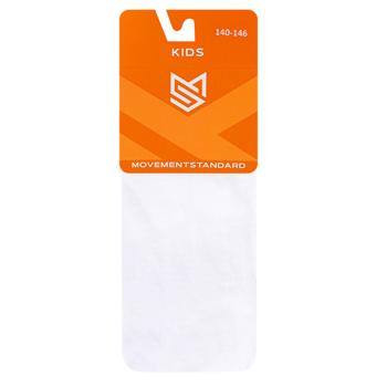 Movement Standard MS TIG/02R Ribbed Kids Tights s.140-146 White