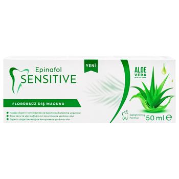 Epinafol Sensitive Toothpaste with Aloe Vera 50ml - buy, prices for COSMOS - photo 2