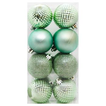 Chomik Mix Matte Christmas Balls 6cm 16pcs - buy, prices for Za Raz - photo 2