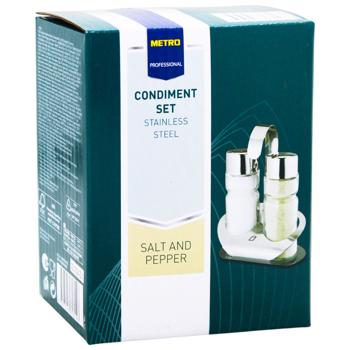 Aro Condiment Set Salt and Pepper 11.5cm - buy, prices for METRO - photo 2