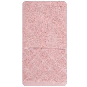 Biltex Jacquard Pink Terry Towel 50x90cm