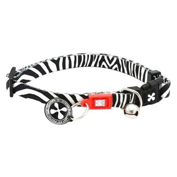 Нашийник для котів Max Molly Smart ID Зебра One Size - чорно-білий - купить, цены на MasterZoo - фото 1