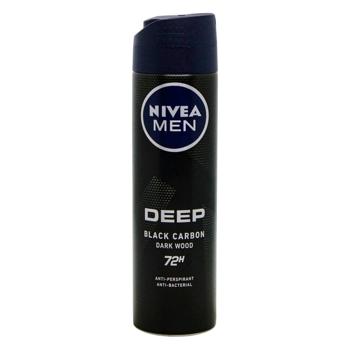 Nivea Men Deep Dark Wood Spray Antiperspirant 150ml - buy, prices for MegaMarket - photo 1