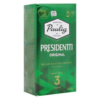 Paulig President Ground Coffee 250g - buy, prices for Supermarket "Kharkiv" - photo 2