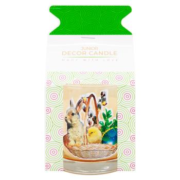 Easter Candle 2 in Glass 15.5x8cm - buy, prices for EKO Market - photo 3