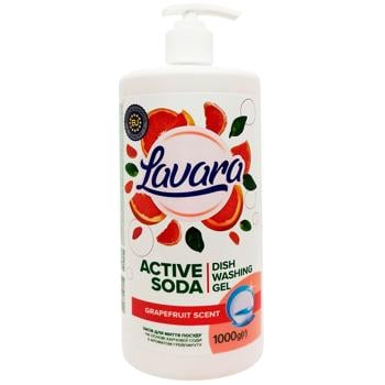 Lavara Baking Soda Based Dishwashing Liquid 1000g - buy, prices for Vostorg - photo 1