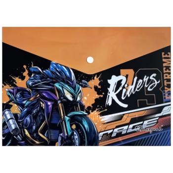 Bourgeois Riders Extreme A4+ Envelope Folder with Button