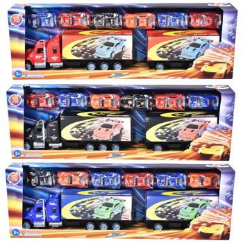 One Two Fun Toy Container Ship for 6 Cars in assortment