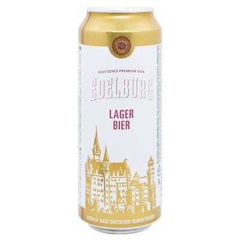 Пиво Edelburg Lager светлое 5,2% 0,5л - купить, цены на ЕКО Маркет - фото 1