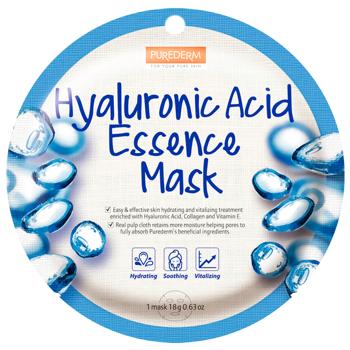 Маска Purederm с эссенцией гиалуроновой кислоты 18г