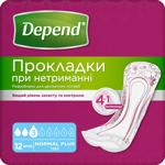 Depend Normal Plus Urological Pads 12pcs