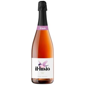Вино ігристе IL Lusio Cava Rose рожеве брют 11.5% 0,75 л - купить, цены на Эпицентр FOOD - фото 1