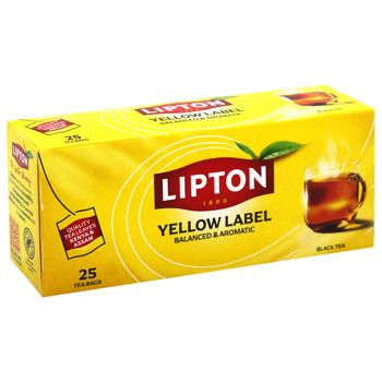 Чай чорний Lipton Yellow Label 2г*25шт - купити, ціни на За Раз - фото 3