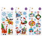 Actuel Christmas Stickers 35x18cm in assortment