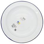 Idilia Plain Dish with Colored Rim in Assortment 2l