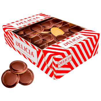 Delicia Butter Cookies with Cherry Flavor 300g - buy, prices for Chudo Market - photo 1