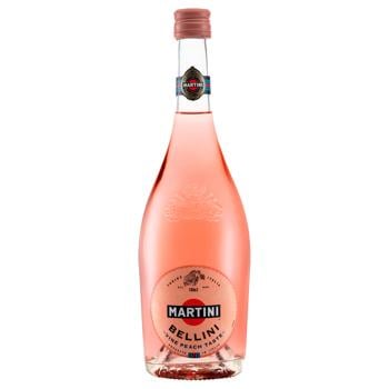 Martini Bellini Based on Wine Low-Carbonated Alcohol Drink 8% 0.75l