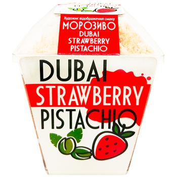 Морозиво Ласунка Дрім оф Дубаі 150г полуниця-фісташка - купить, цены на Cупермаркет "Харьков" - фото 2
