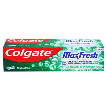 Зубна паста Colgate Max Fresh Ultrafrze Active Clean&Protect 75мл - купити, ціни на КОСМОС - фото 1