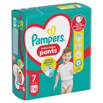 Pampers Giant Plus Diapers-Panties 7 17+kg 32pcs - buy, prices for Tavria V - photo 3