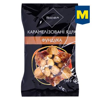 Ядра фундука Rioba карамелізовані 120г - купити, ціни на  - фото 1